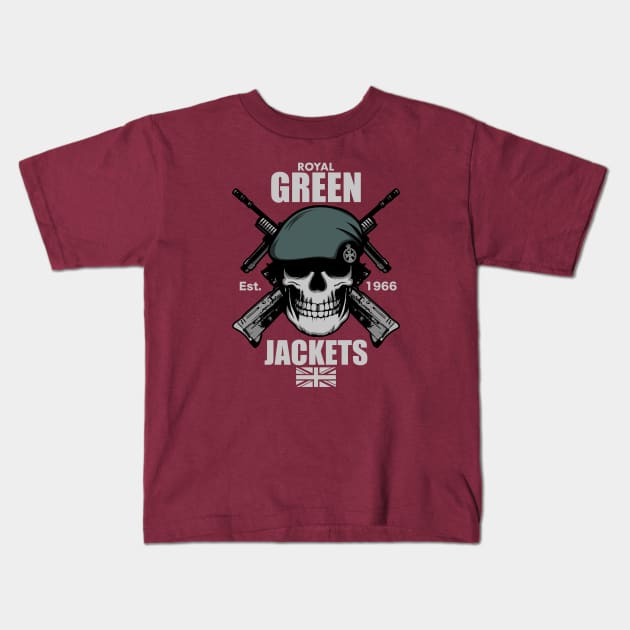 Royal Green Jackets Kids T-Shirt by Firemission45